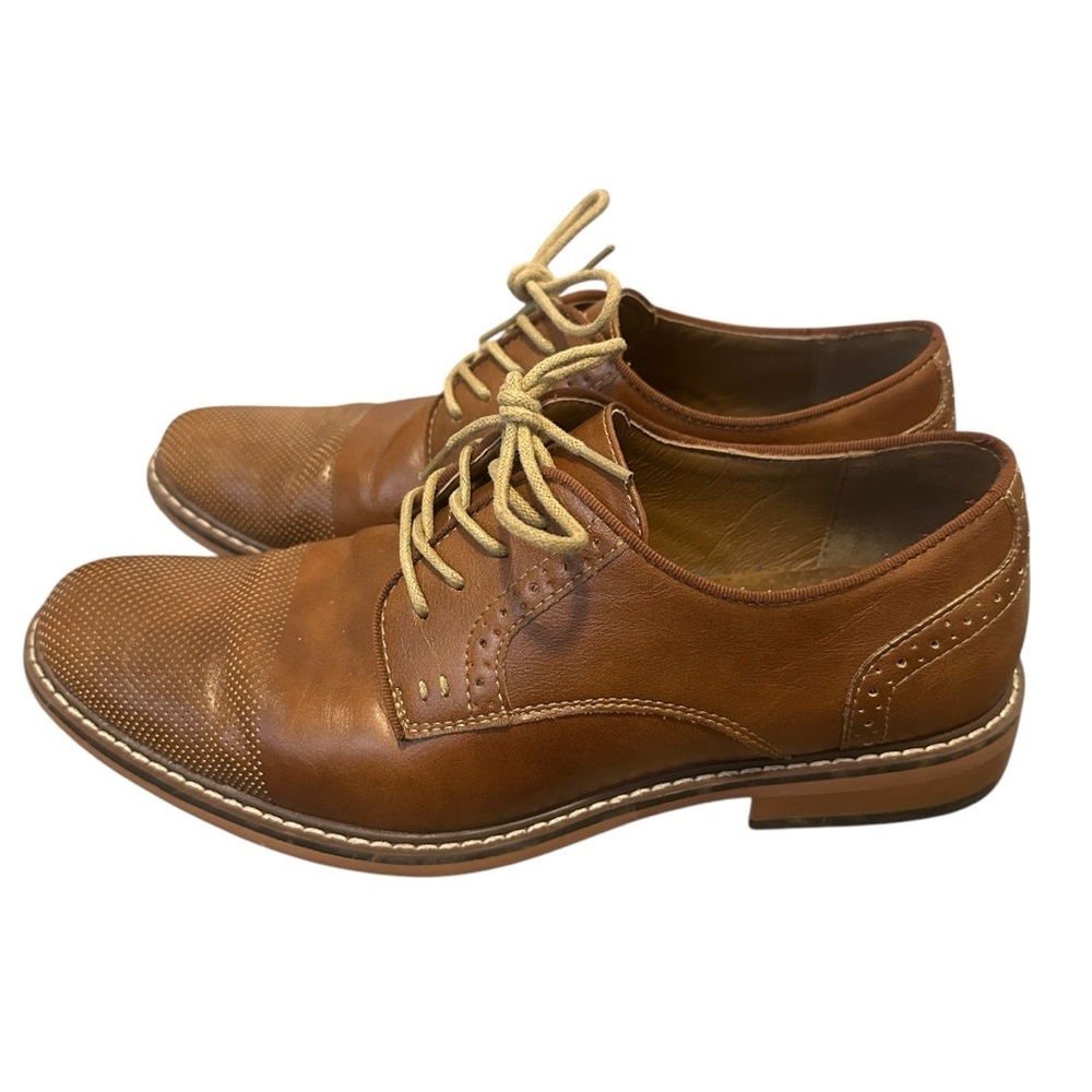 Madden Men’s Brown‎ Oxford Dress Shoes Size 8.5 - Picture 2 of 5